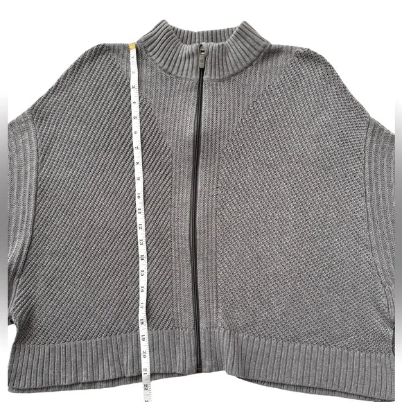 Lululemon Softer Still Wrap Cashmere Blend *Heathered Asphalt Gray *Size Large - Picture 10 of 13